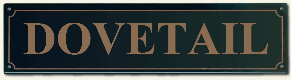 House Names Rectangel Black enamel plate with Copper letters 300mm wide x 100mm high &nbsp; POA